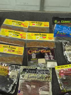 bass fishing soft plastic lot Full Packs-Partial Yum Strike King Prowler #44 - Thumbnail 7