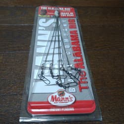 Alabama Rig Mann's USA Unused Pearl Bass Largemouth Ringtone Lure - Thumbnail 1