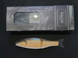 Roman Made Mother Natural Wood Fishing Bait Swimbait Used - Thumbnail 1