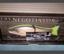 Roman Made Negotiator Limited Color Wood Chart Fishing Bait Swimbait  Japan New - Thumbnail 1