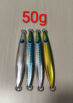 Metal Jig Set 15g-80g 46pcs Shore Jigging Used Ocean Fishing Accessories - Thumbnail 4