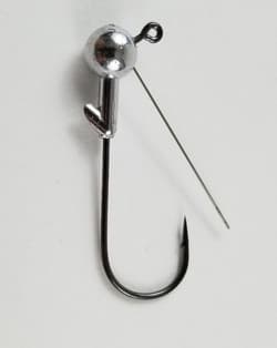 25- 1/4oz 3/0 Weedless Jighead Wire STRAIGHT EYE Grub Head Swimbait Umbrella Rig - Thumbnail 1