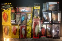 Huge Lipless Crankbait Lot - Lucky Craft, Xcalibur, Strike King, Spro (QTY 18) - Thumbnail 1