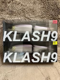 DRT KLASH9 Deep Purple Color Low & Hi Floating Fishing Lure Set NEW - Thumbnail 1