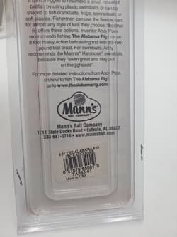 Fishing Lure Manns The Alabama Rig Lure  - Thumbnail 6