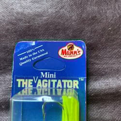 Mini The Agitator 1/8 oz Buzzbait Silver for Bass Fishing - Thumbnail 10
