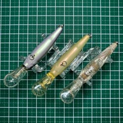 Megabass Live X Smolt Old Rare 3pcs Lure Used Fishing Accessories - Thumbnail 6