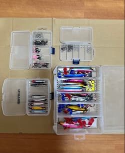 Daiwa Shimano Tackle House Jackall Metal Jig Lures Bulk 38pcs Used/NR - Thumbnail 3