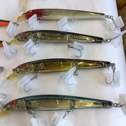 Old Heaton Bowmar Long A 16A Lure Set of 8, Used, JB/Jerkbait - Thumbnail 4