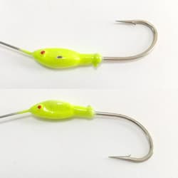 Old Spinnerbait 3/8 oz 10g Yellow Freshwater Fishing Lure Used - Thumbnail 5