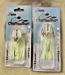 Z-man (Lot Of 2) Chatterbait Original, 3/8oz, Bass Fishing, Free Shipping! NWT! - Thumbnail 3