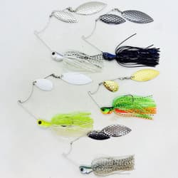 EVERGREEN e D-Zone 5 piece set actual measurement 17g/20g/21g Spinnerbait Bass - Thumbnail 2