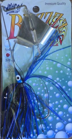 (4) Wahoo Tackle Buzzbait 3/8 oz Premium Hook Epoxy Paint Finish Topwater Action - Thumbnail 4