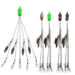 18g 5 Arm Alabama Rig Head Umbrella Fishing Group Lures Bass Swimming Baits 4 Pk - Thumbnail 11