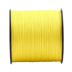 NEW HERCULES PE Fishing Line 4-strand No1.5 1000m 9.1kg/20lb 0.2mm Yellow - Thumbnail 5
