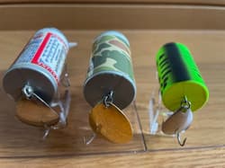 Heddon Balsa 50 and other topwater lures and Owner Trout #3000 Tackle Box Set - Thumbnail 15