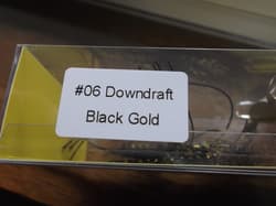 HM Custom Lures Teckel Quazkiller Twin Buzzbait 1/2oz. 06 Black Gold Downdraft - Thumbnail 7