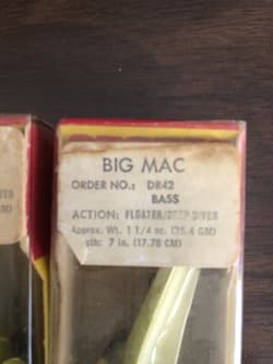 Big Mac Fishing Lures by Storm, assorted colors. 22 total - Thumbnail 12