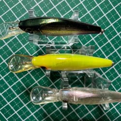 Megabass Live X Smolt Old Rare 3pcs Lure Used Fishing Accessories - Thumbnail 8