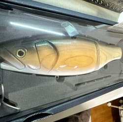 Roman Made Mother Wood Color Fishing Big Bait Swimbait From Japan New - Thumbnail 1