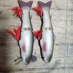 Deps Old Slide Swimmer Silent Killer 250 Swimbait 2 Pack Vintage Japan - Thumbnail 2