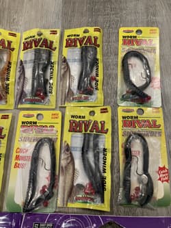 Lot of 48 Sealed Packs Mixed Soft Plastics - Kalin’s - PowerBait Mister Twister - Thumbnail 12