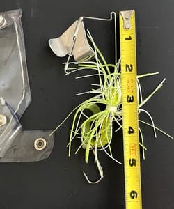 Lot of 4 BUZZBAIT LURES Mixed Colors Bass Fishing with Hand-Made Plastic Cases - Thumbnail 10