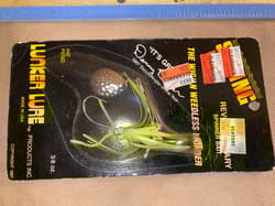 TUFF FIND!Unknown chatterbait,LIVING RUBBER SKIRT!!!spring Bil Lure Discontinued - Thumbnail 2