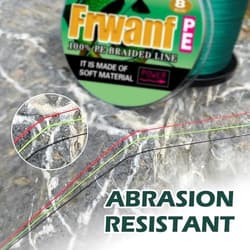 NEW Frwanf Fishing Line 8-Strand Braided PE Line 1000m Size 9 Multicolor for - Thumbnail 4
