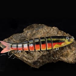 3Pcs Swimbait for Bass Fishing Realistic Fish Lures Bass Trout Crappie Walleye - Thumbnail 7