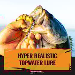 3D Snake Fishing Lure Durable Realistic Action Topwater Rigging Wholefish - Thumbnail 7