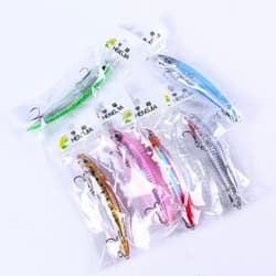 6PCS 12cm/14g Trolling Bait Minnow Fishing Lure Bass Swimbait Tackle Wobbler - Thumbnail 12