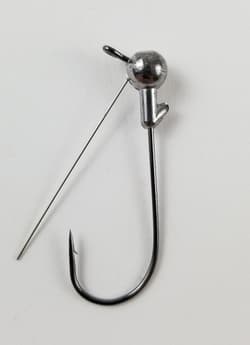 12 - 1/4oz 3/0 Painted Weedless Jigheads FLATEYE Grub Head Swimbait Umbrella Rig - Thumbnail 1