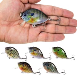 Lixada 6cm 15g 5PCS Fishing Lures With Barbed Treble Hooks Fishing Accessories - Thumbnail 12