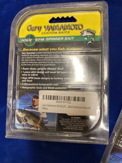 Lot OF 4 Gary Yamamoto Spinnerbait 3/8 OZ  CHARTREUSE FISHSCALE - Thumbnail 3