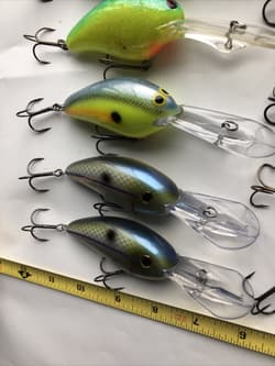 Strike King Bomber Norman Manns Deep Diving Crankbait Fishing Lure Lot Of 10 S10 - Thumbnail 3