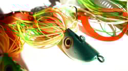New 4 Bearded Buzzbait Bucktail, Saltwater 40 and 20 Gramm Jigs, Flounder, Fluke - Thumbnail 6