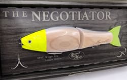 LIMITED Roman Made Negotiator from Japan Glide wood swimbait rare lure NIP HTF 6 - Thumbnail 1