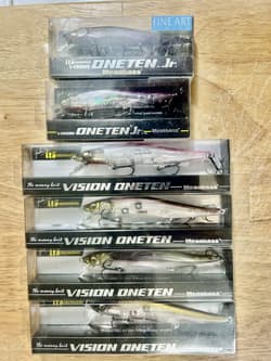 Megabass (Lot Of 6) Ito Vision Oneten Suspending Jerkbaits, Free Shipping! NWT! - Thumbnail 9