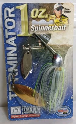 Terminator T-1 Titanium SnapBack 1oz Skeet Reese Spinnerbait "Cali Green" - Thumbnail 1