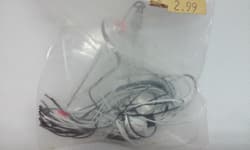 Vintage Lucky Lures Buzzbait White/Black 1/4oz Topwater Buzz Bait Fishing Lure - Thumbnail 2