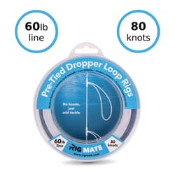 60 lb Pre-Tied Dropper Loop Rigs. Fishing Line Spool. Loops 18 Inches Apart w... - Thumbnail 3