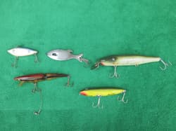 Woodstream Tackle Box w/ Fishing Supplies Lures Bait Hooks Strike King Heddon - Thumbnail 6
