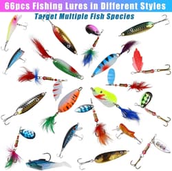 Lifelike Soft Swimbaits Feather Tail Lures Set - Thumbnail 4