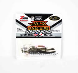 Zman Chatterbait Jackhammer Stealthblade 1/2 Oz Green Pumpkin Shad (4554) - Thumbnail 1