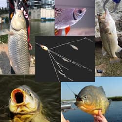 3 Pack Alabama Rig 5 Arms 4 Blades Umbrella Rig Fishing 21.5Cm Fish Lures Bait - Thumbnail 6