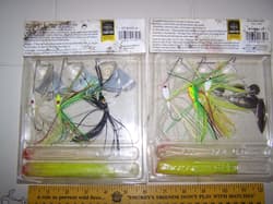 Lot of each Luck-E-Strike, Spinnerbait Kit 15 pc, Bass, Freshwater Buzzbait kit - Thumbnail 4