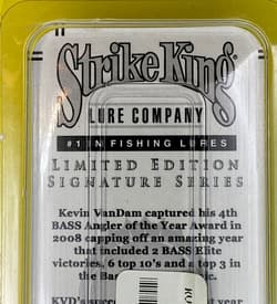 Vintage Rare NOS Strike King Kevin VanDam“AUTOGRAPHED”KVD Limited￼ Crankbait ￼ - Thumbnail 13