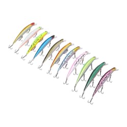 11 Pcs Simulation Minnow Lure Plastic Fishing Bait Fishing Accessories - Thumbnail 10