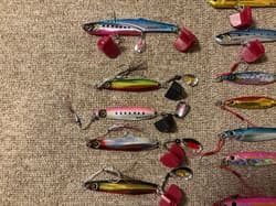 JACKALL Makimaki Vibrant 40g/60g Metal Jig Set Used Good Condition - Thumbnail 2
